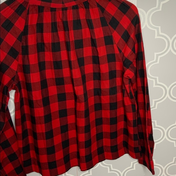 MADEWELL flannel button down shirt size small - Picture 6 of 7